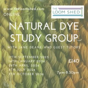 The Loom Shed Natural Dye Study Group 25/26 instalments