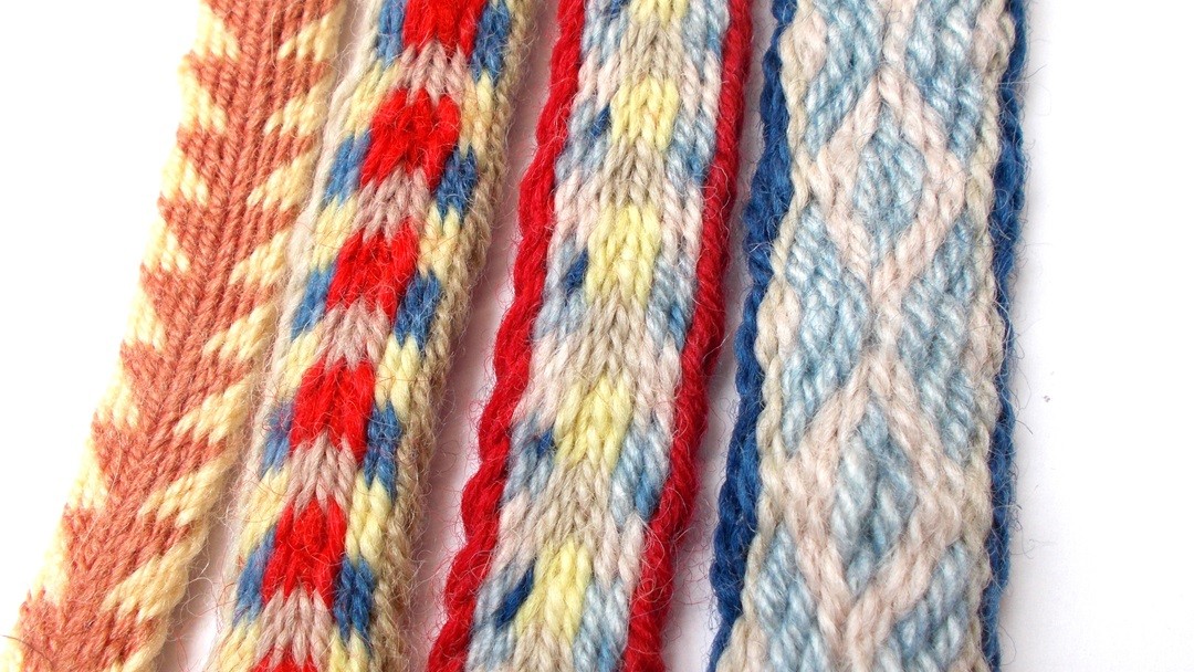 four tablet woven braids.